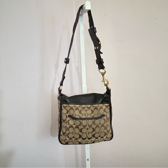 Coach Bleeker Signature Canvas and Leather Shoulder Bag 11434 - Picture 3 of 14